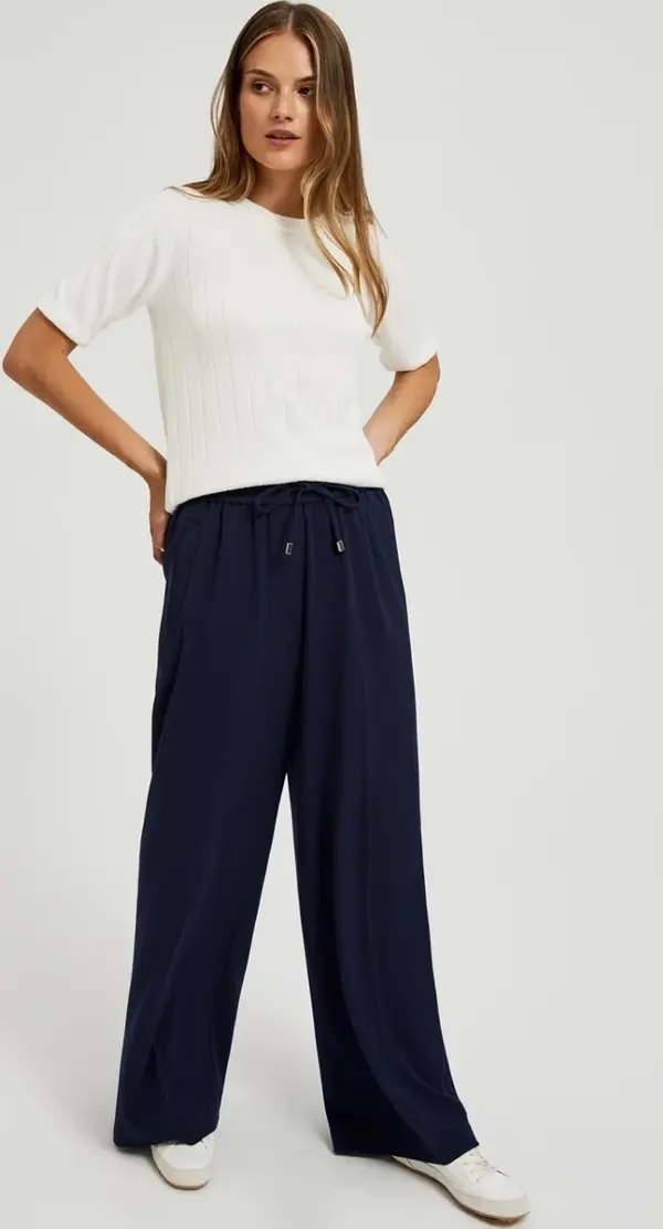 Marisse Marisse Women's Trousers Z-Sp-4531 Dark Navy