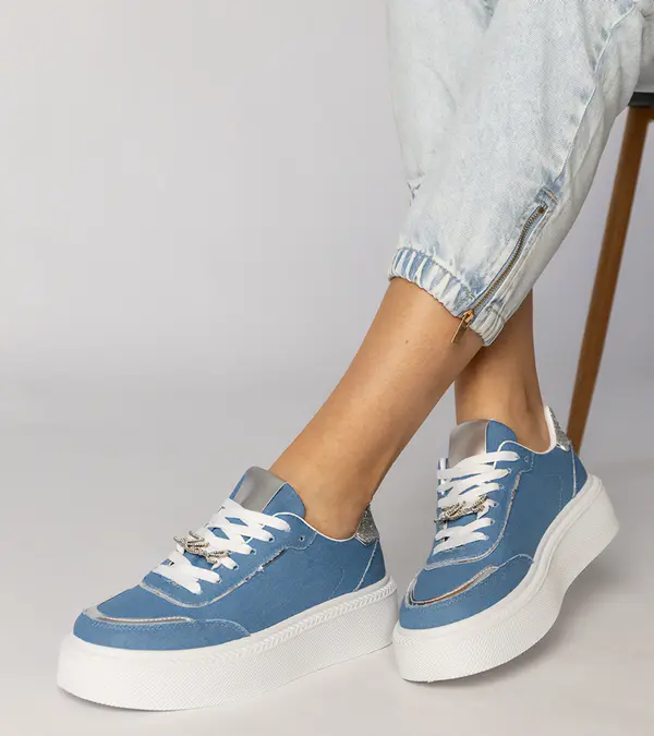 D/CEO marka niezdefiniowana Beige ballerinas with studs and buckle Salos