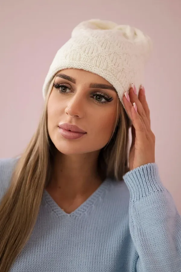 Kesi marka niezdefiniowana Cap Agata K222 ecru