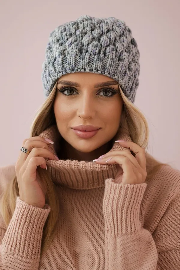 marka niezdefiniowana marka niezdefiniowana Cap K156 gray + purple