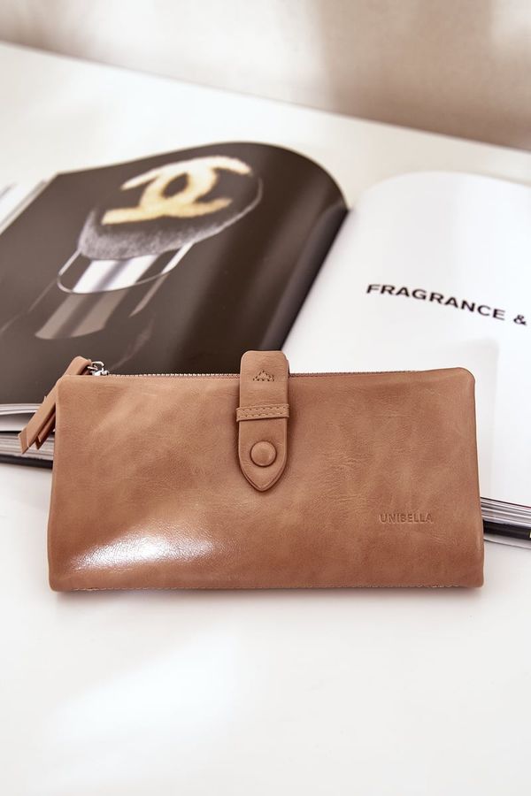 marka niezdefiniowana marka niezdefiniowana Дамско Портмоне От Еко Кожа Тъмнобежово Irinda