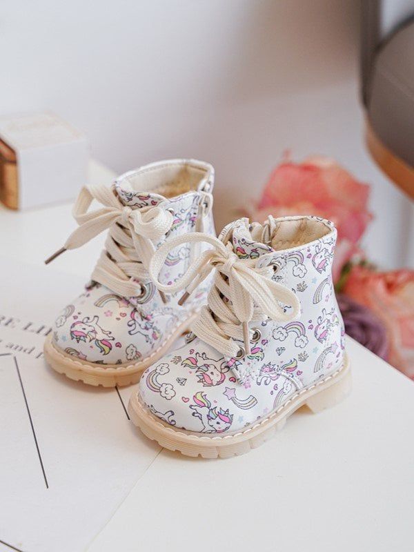 marka niezdefiniowana marka niezdefiniowana Детски ботуши с цип с подплата, бежови Dolida