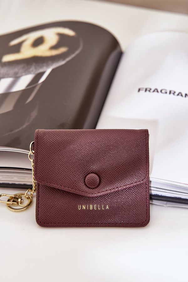 marka niezdefiniowana marka niezdefiniowana Калъф За Карти С Позлатен Ключодържател Еко Кожа Кафяв Iritinme