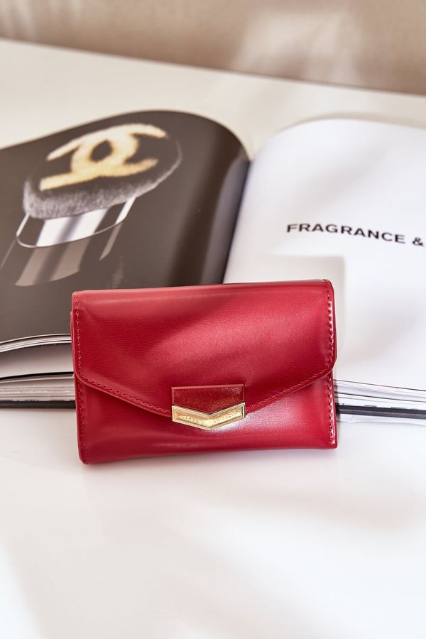 marka niezdefiniowana marka niezdefiniowana Лакиран Дамски Портфейл Червен Rahner