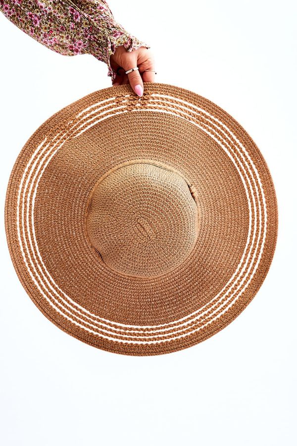 marka niezdefiniowana marka niezdefiniowana Обикновена регулируема бежова дамска шапка