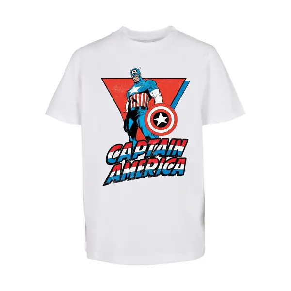 Mister Tee Marvel Captain America T-shirt for kids white