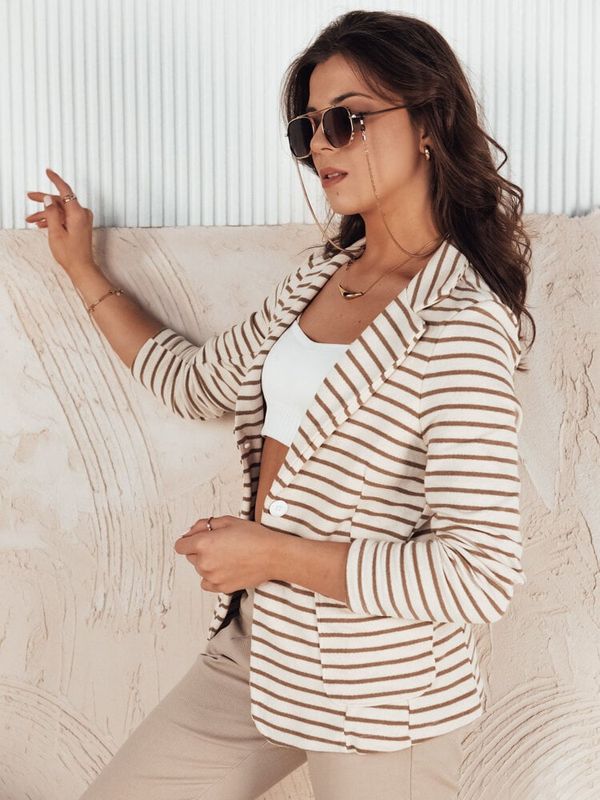 DStreet Marynarka damska COLLIN ecru Dstreet