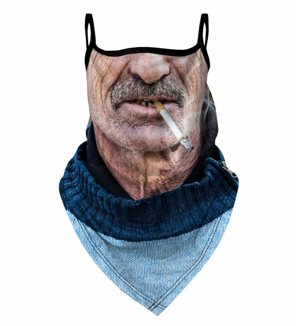 Mr. GUGU & Miss GO Маска Mr. GUGU & Miss GO FUNNY SMOKE BANDANA