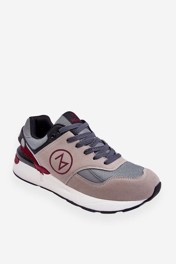 McKeylor McKeylor Мъжки спортни обувки с връзки сиво и черно Stephen