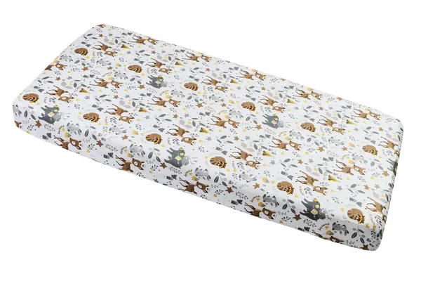 Medi Partners Medi Partners Fitted sheet for bed 120x60 – cotton – Jelonki