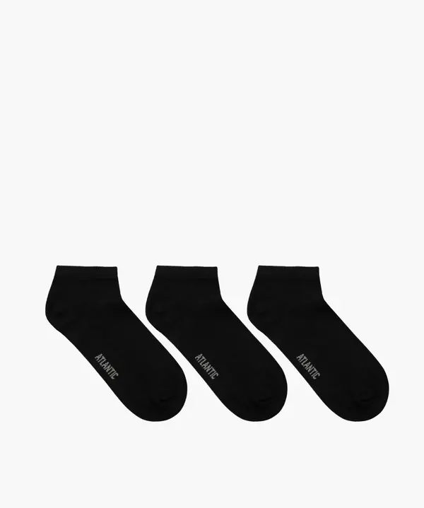 Atlantic Men's 3Pack Socks - Black