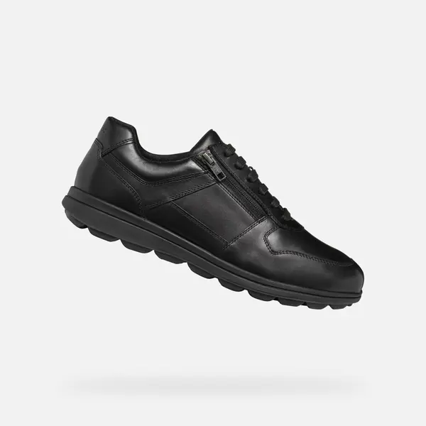 GEOX Men's Black Geox Spherica EC12 Sneakers - Mens