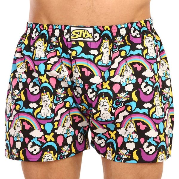 STYX Men's boxer shorts Styx art classic rubber oversized unicorn