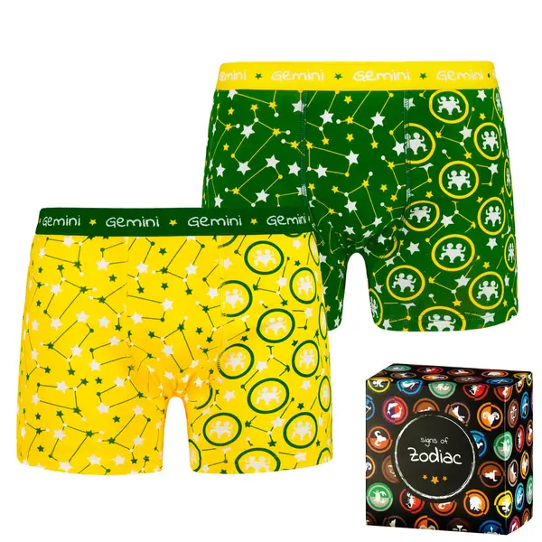 Frogies Men's boxers Frogies Zodiac Близнаци 2P Gift box