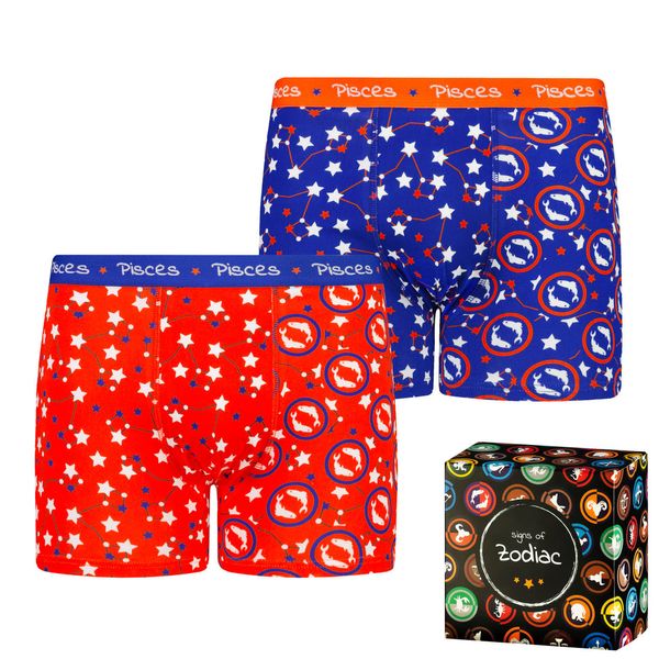 Frogies Men's boxers Frogies Zodiac Риби 2P Gift box
