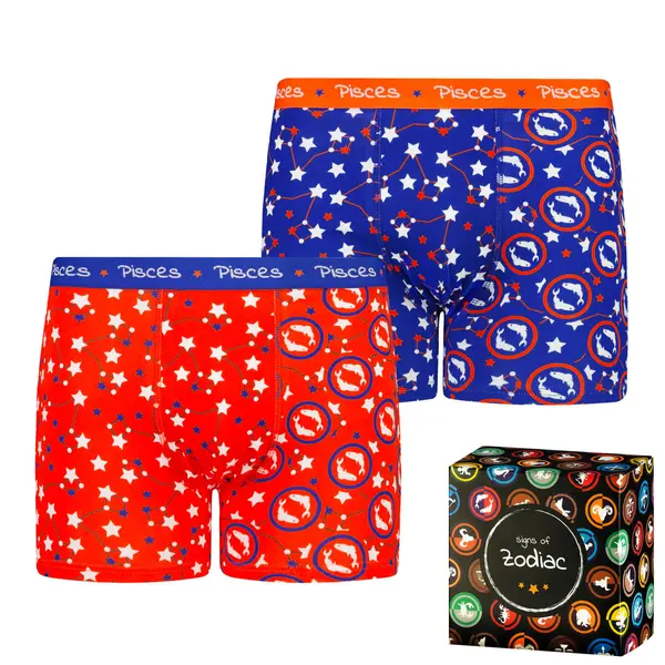 Frogies Men's boxers Frogies Zodiac Риби 2P Gift box
