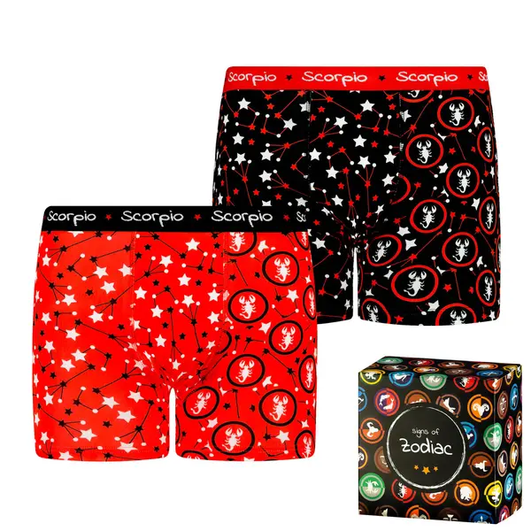 Frogies Men's boxers Frogies Zodiac Скорпион 2P Gift box