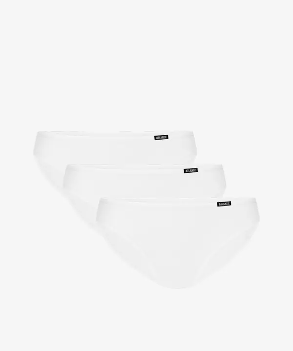 Atlantic Men's briefs made of Pima cotton ATLANTIC Mini 2Pack - black