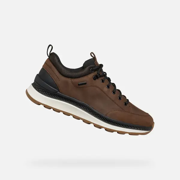 GEOX Men's Brown Geox Spherica Actif X2 Sneakers - Men's