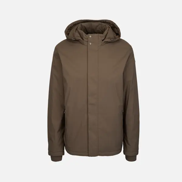 GEOX Men's Brown Jacket Geox Aurelio - Mens