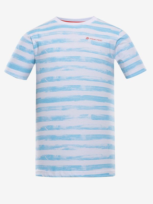 ALPINE PRO Men's cotton T-shirt ALPINE PRO WATER blue