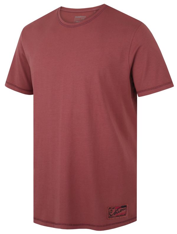 HUSKY Men's cotton T-shirt HUSKY Tee Base M dark burgundy