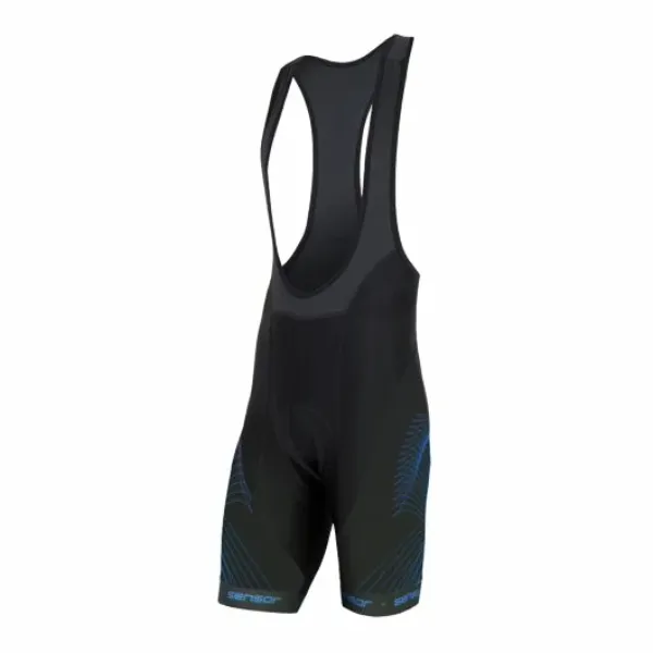 Sensor Men's Cycling Shorts Sensor Cyklo Team Up Bibshort Black/Blue
