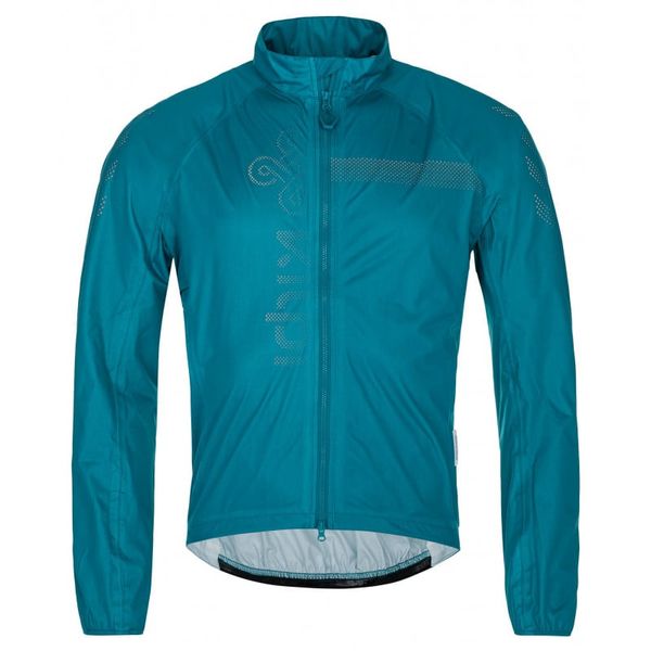 Kilpi Men's cycling waterproof jacket KILPI RAINAR-M turquoise