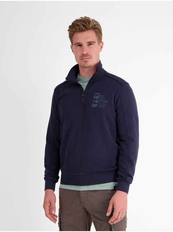 Lerros Men's dark blue zip-up sweatshirt LERROS - Men's