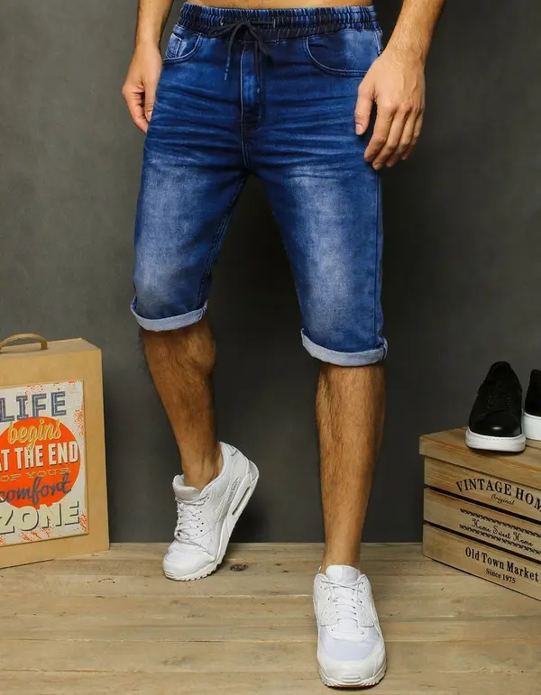 DStreet Men's denim blue shorts