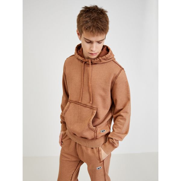 Diesel Men's Diesel Hoodie Brown - Men
