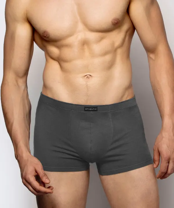 Atlantic Men's fitted boxers ATLANTIC - dark gray