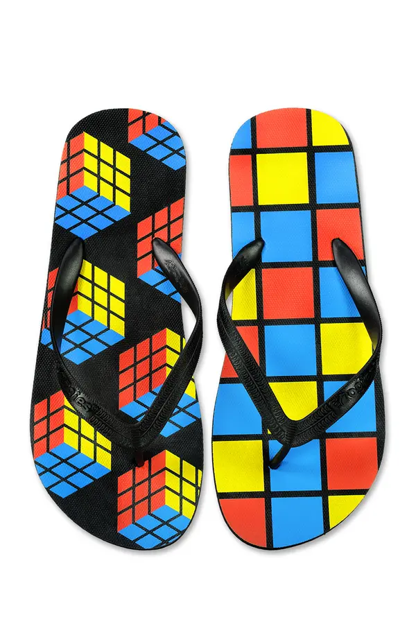 Frogies Men's flip-flops Frogies Rubik's Cube