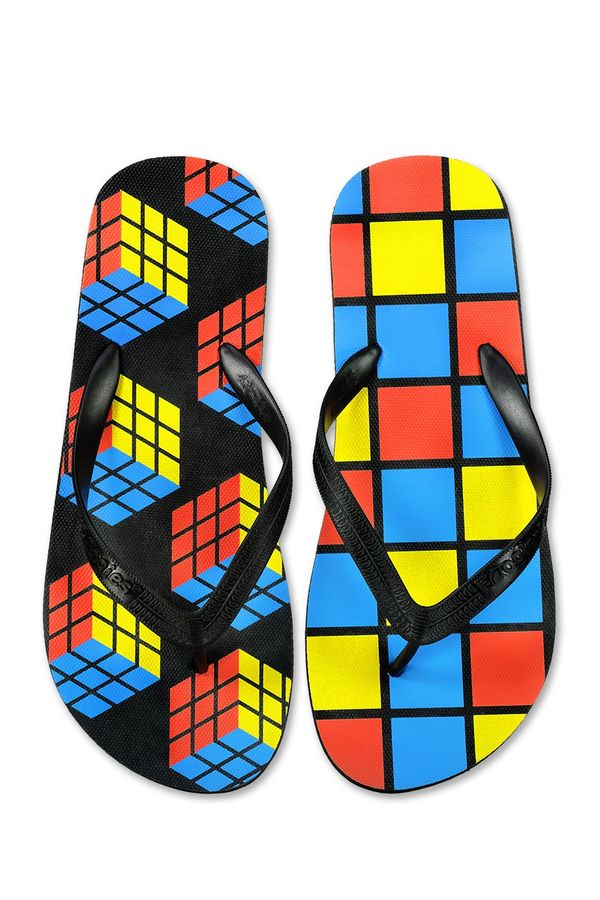 Frogies Men's flip-flops Frogies Rubik's Cube