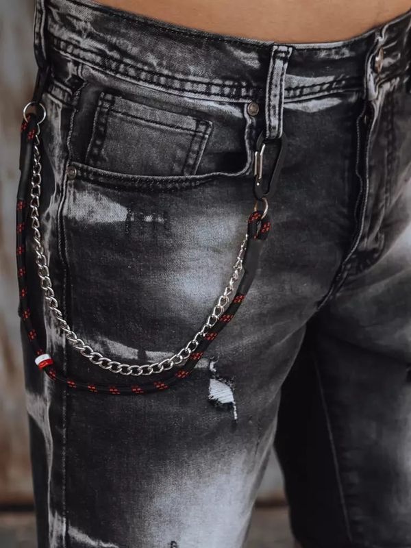 DStreet Men's Grey Denim Shorts Dstreet