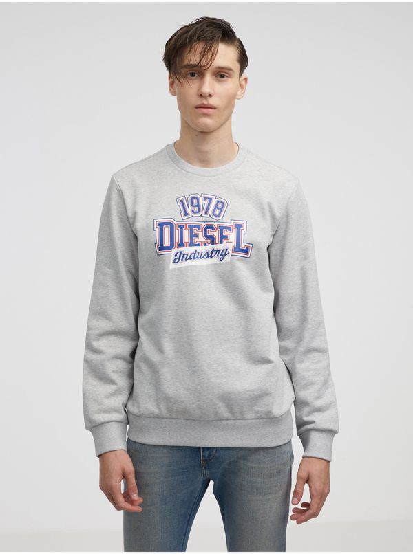 Diesel Men's Grey Diesel Sweatshirt - Men's