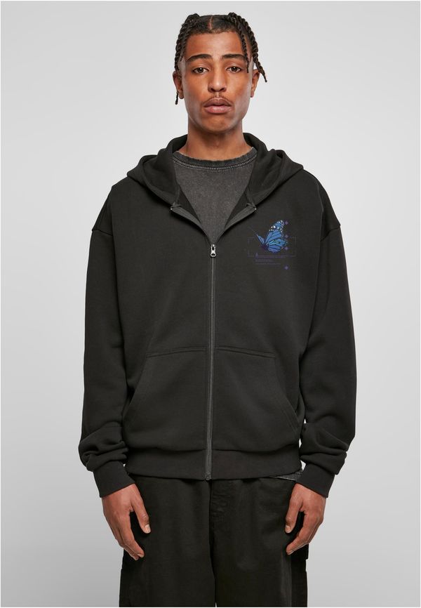Mister Tee Men's Grid Head Butterfly Oversize Hoody black