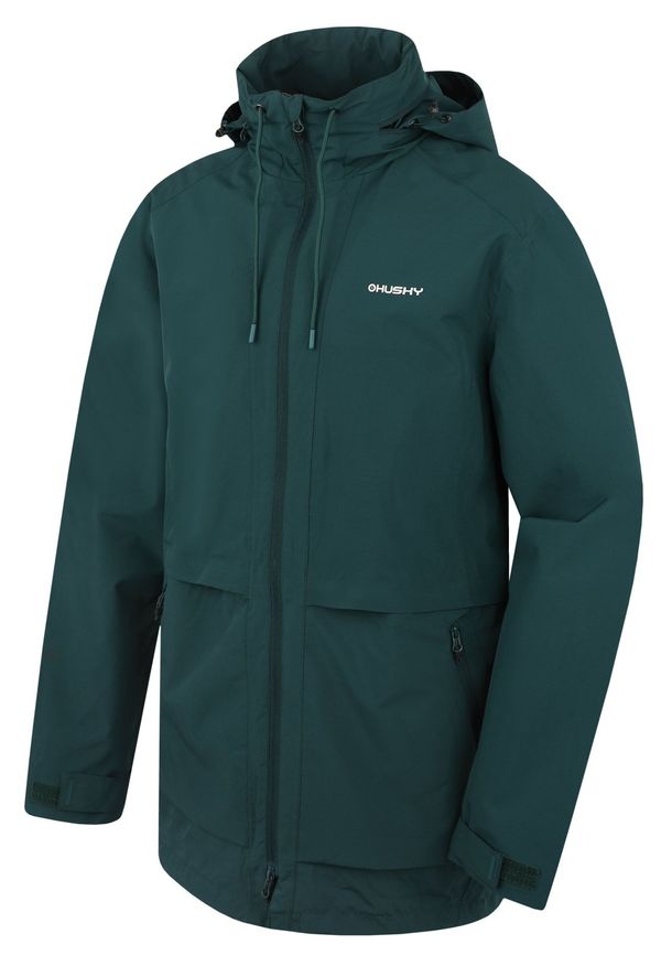 HUSKY Men's hardshell coat HUSKY Nevr M dk. putting green