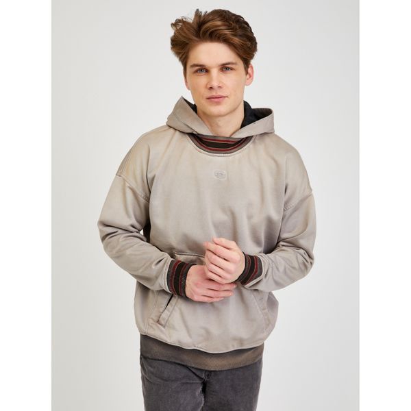 Diesel Mens Hoodie Diesel Beige - Men