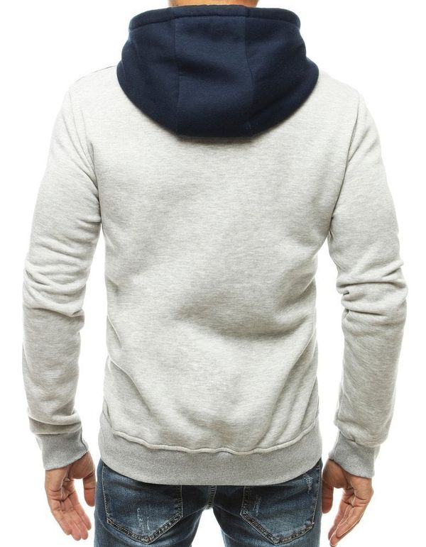 DStreet Men's Light Grey Hoodie BX4548