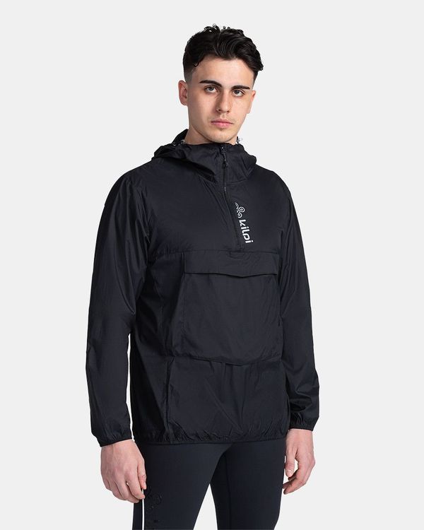 Kilpi Men's lightweight anorak jacket Kilpi ANORI-M Black