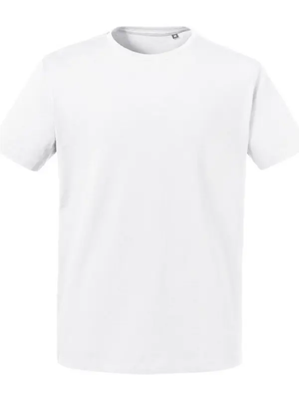 RUSSELL Mens Mens Pure Organic Heavy Tee Russell T-Shirt