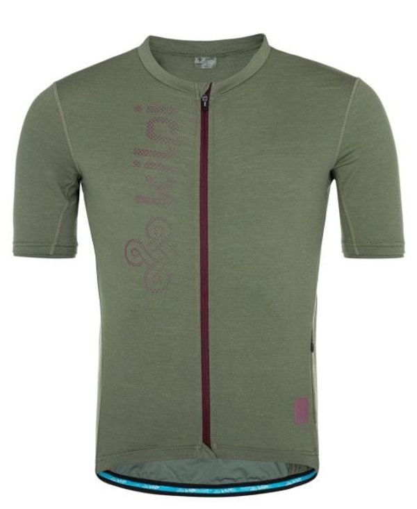 Kilpi Men's merino cycling jersey KILPI PETRANA-M khaki