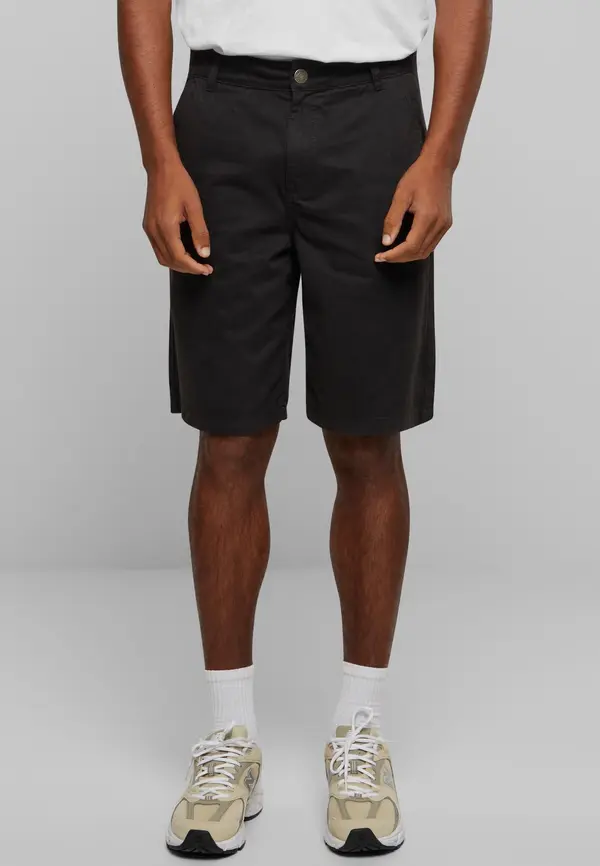 Urban Classics Men's Organic Skater Chino Shorts - Black