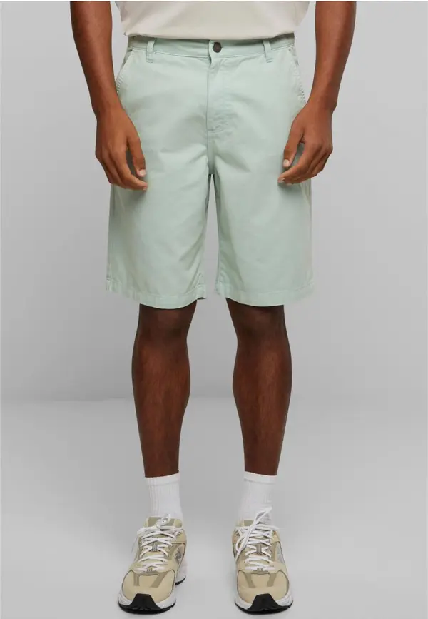 Urban Classics Men's Organic Skater Chino Shorts - mint