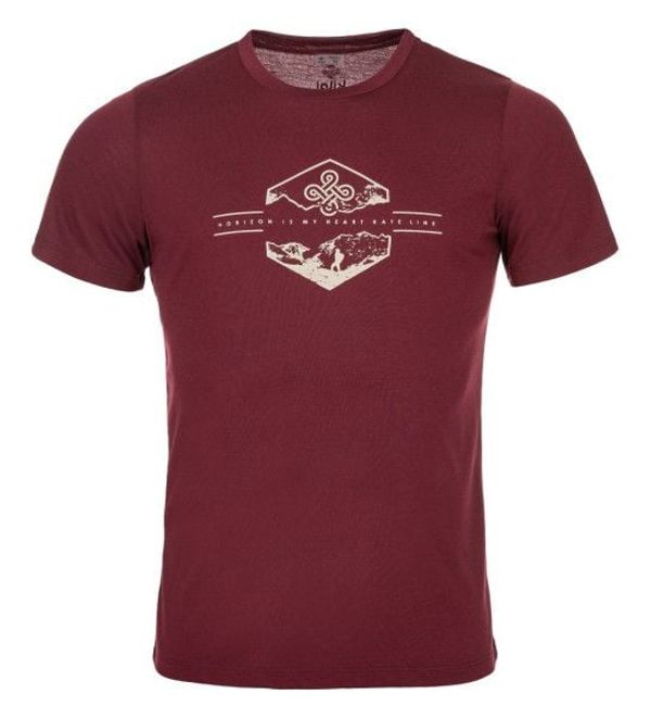 Kilpi Men's outdoor T-shirt Kilpi GAROVE-M dark red
