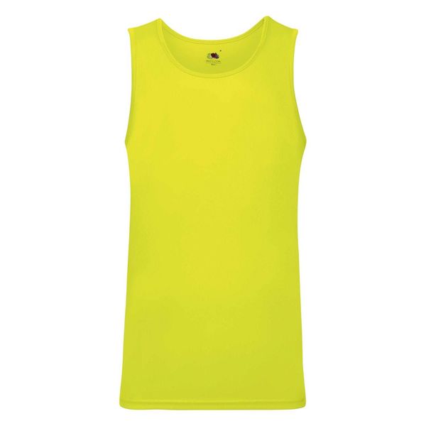 Fruit of the Loom Men's Performance Sleeveless T-shirt 614160 100% Polyester 140g