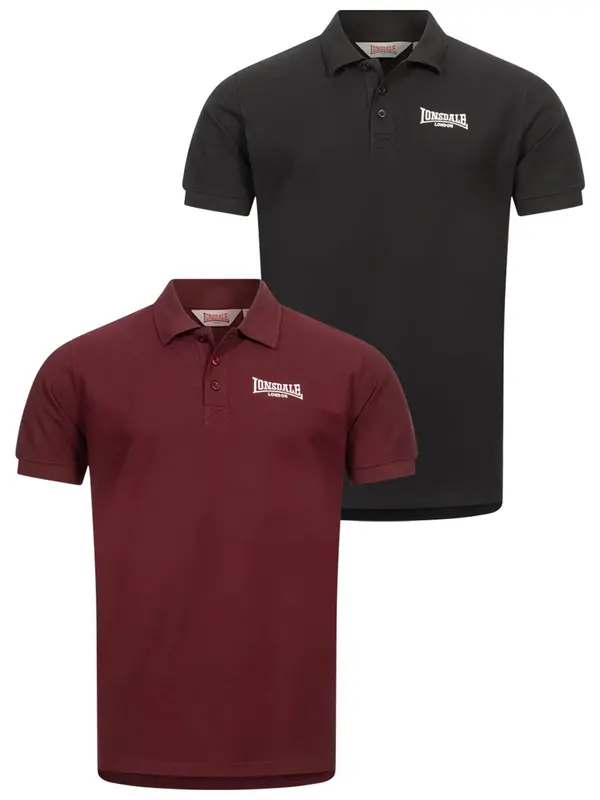 Lonsdale Men's polo shirt 2 PACK Lonsdale