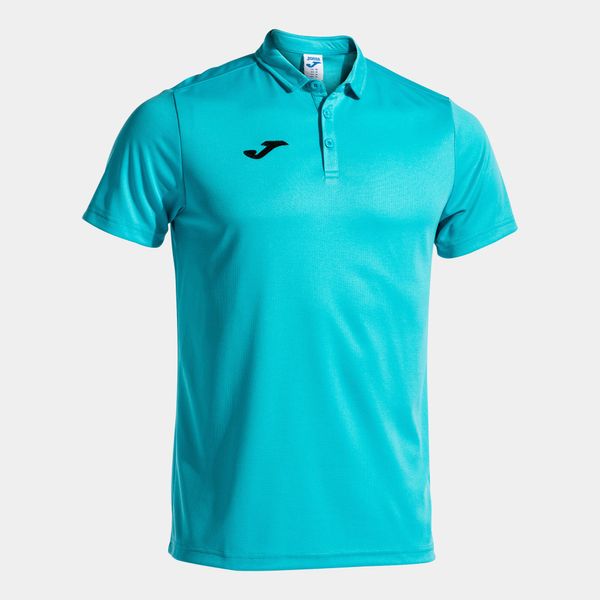 Joma Men's Polo Shirt Joma Polo Shirt Hobby S/S Fluor Turquoise