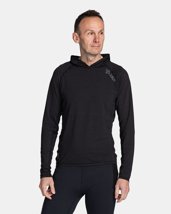 Kilpi Men's running sweatshirt Kilpi AILEEN-M Black